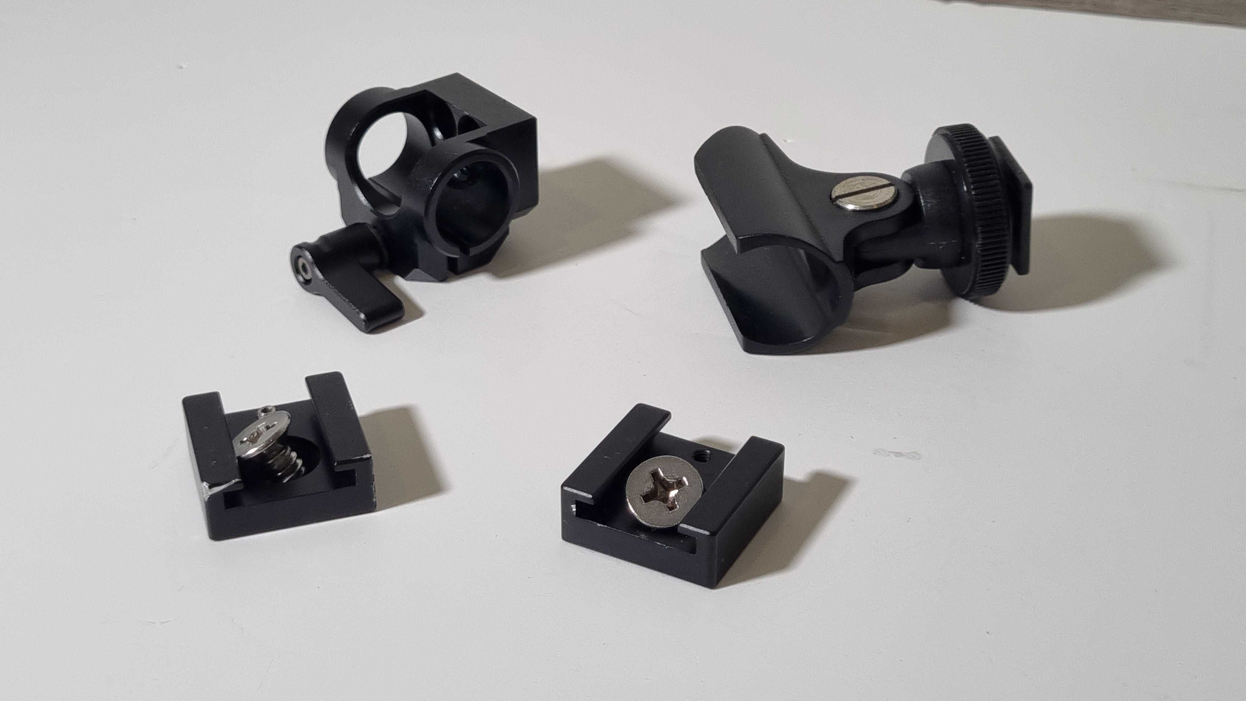 Pack de Acessórios - Cold Shoe, Suporte de Shotgun e Adaptador de 15mm