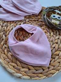 Nowa chusta dla dziewczynki Mikk-Line jasnoróżowa z bawełny zapinana