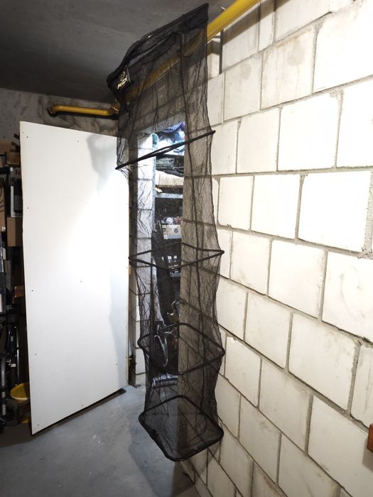 Siatka i kosz podbieraka w torbie