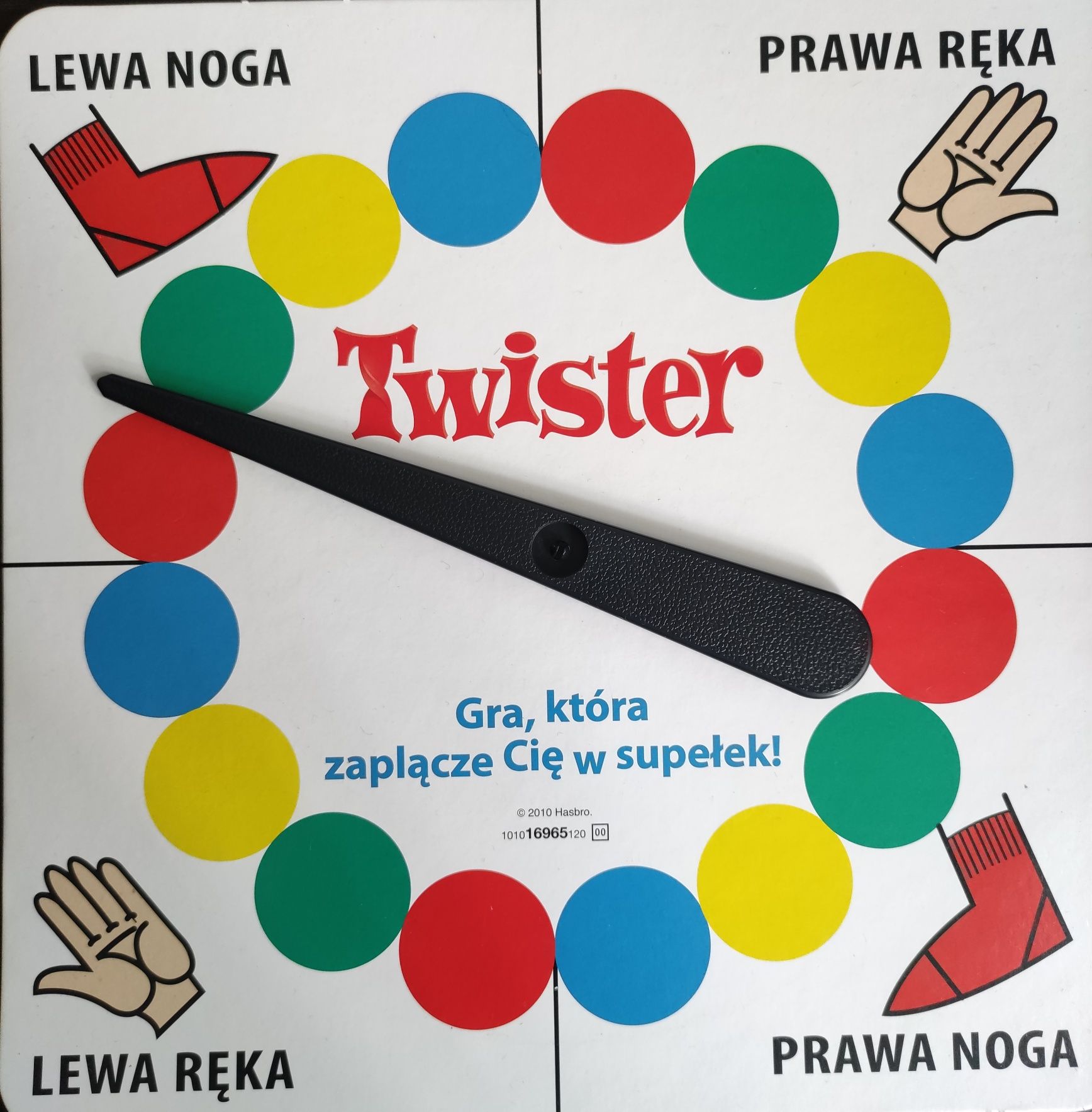 Rodzinna gra zręcznościowa Twister Hasbro