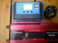 Przetwornica FT Feiteeng 12v -220v 1000W plus Kontroler ladownia