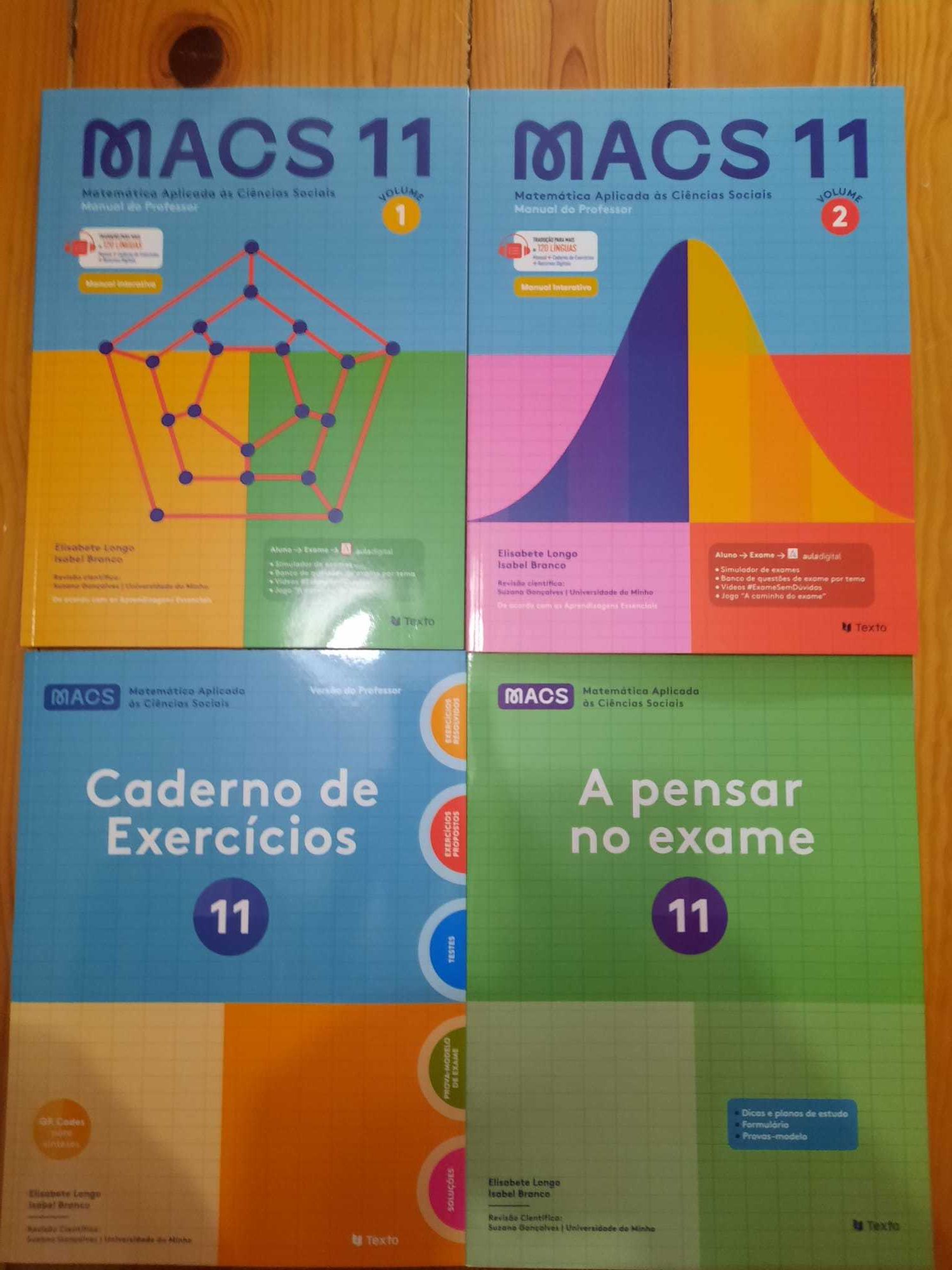 Manual escolar "MACS 11", Texto Editora