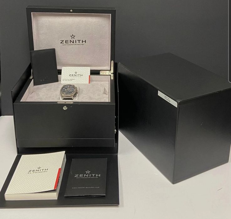 Zenith Defy El Primero 21 Titanium 44mm, jak NOWY! Gwarancja. FULL SET