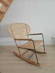 Rattanowy fotel bujany Gronadal IKEA