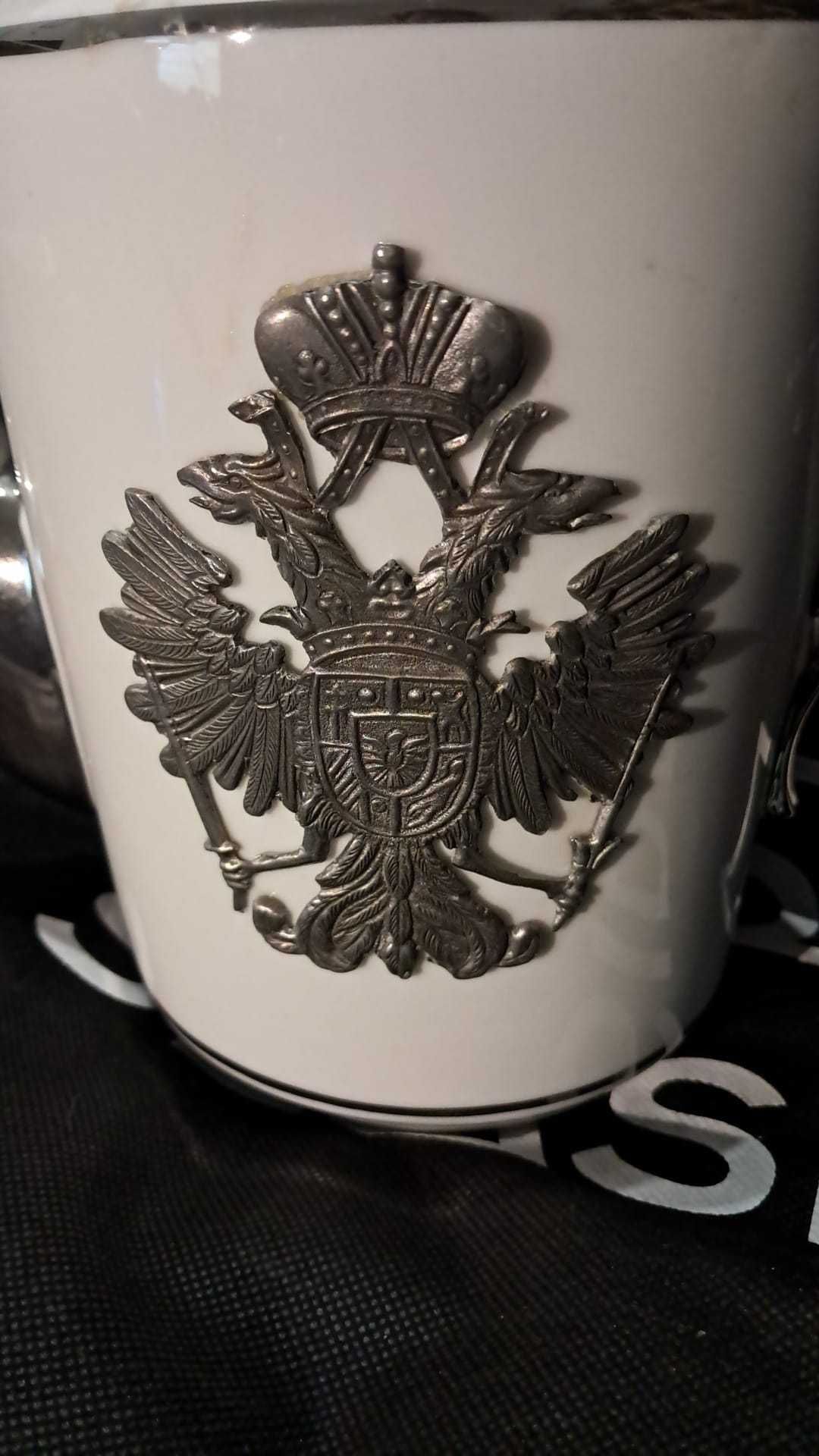 Bule em Porcelana e Estanho 95%- SPORVIL (Portugal)