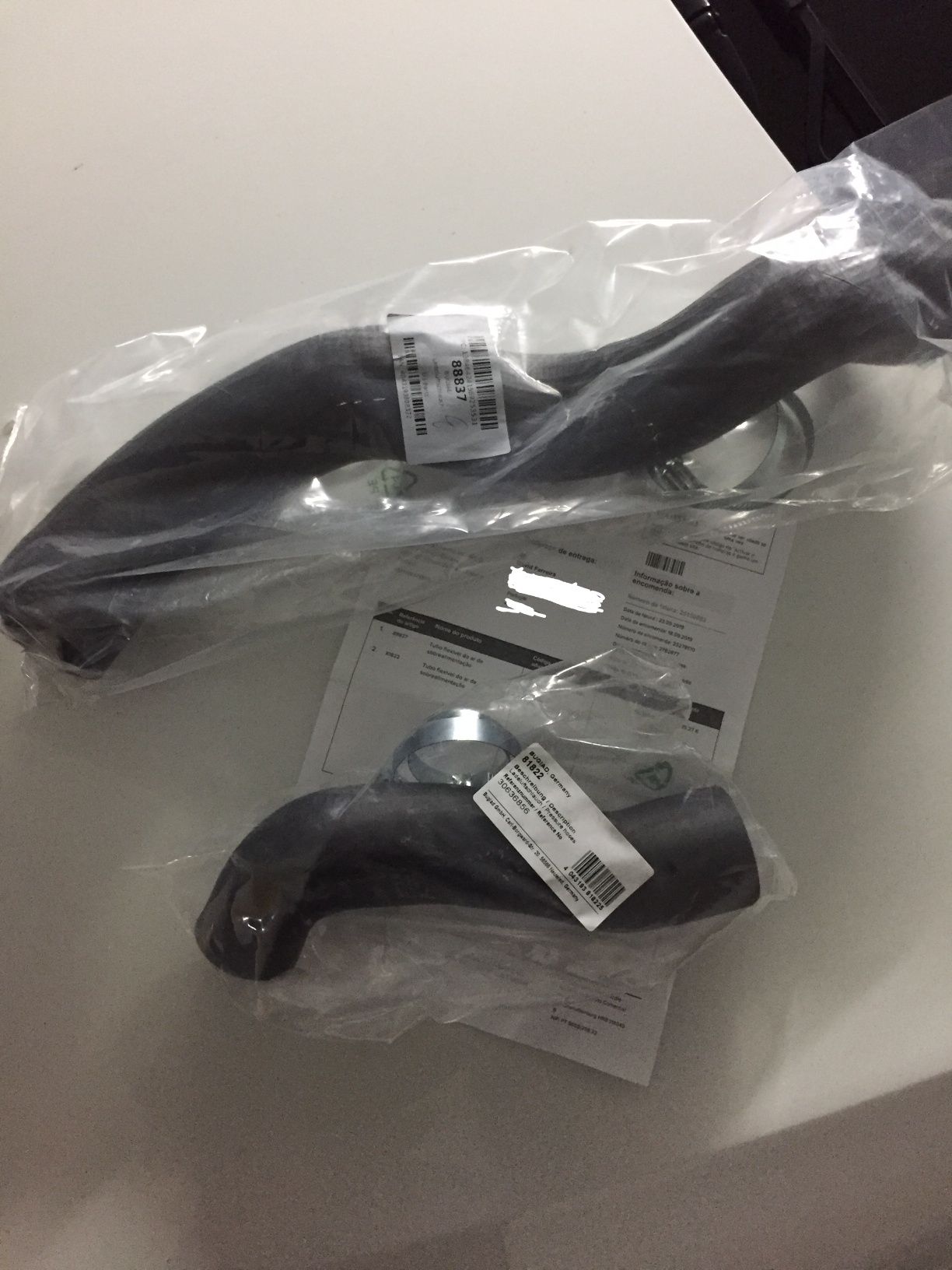 Volvo - Tubos intercooler Motor D5 185cv