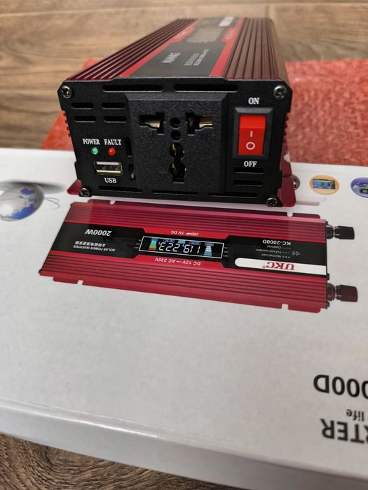 Инвертор 2000w, преобразователь с 12v на 220v