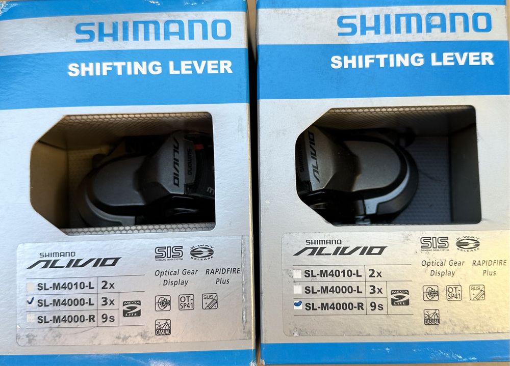 Nowe manetki Shimano Alivio SL-M4000 3x9