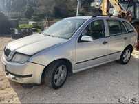 Skoda fabia acidentada