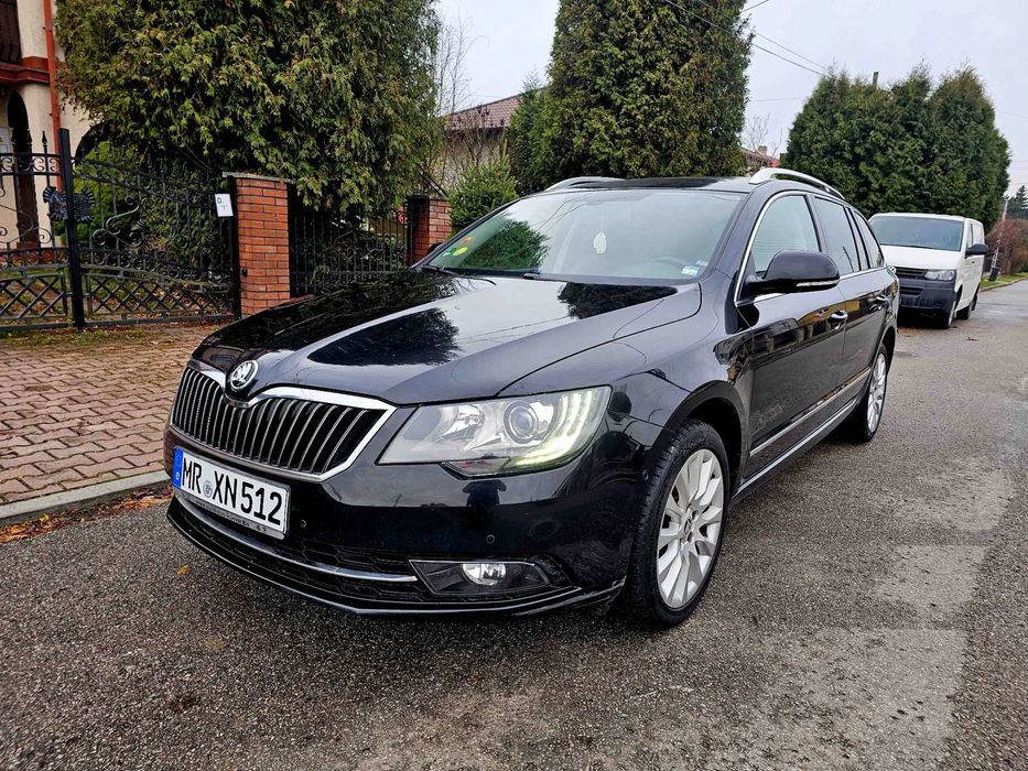 Skoda Superb 2015r 2.0 170KM 4x4 Panorama Skóry Nawigacja GrzaneFotele Piękna !!!