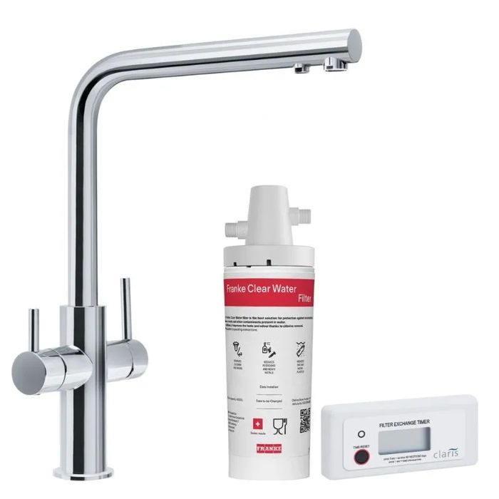 Bateria Franke NEPTUNE CLEAR WATER CHROM zestaw z filtrem