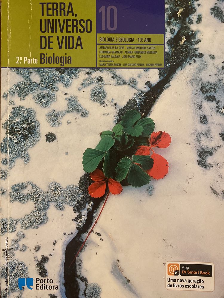 Manuais biologia e geologia 10º ano Porto editora