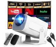 Mini projector/projetor 1080P FHD 4K WiFi6 BT5.2 rotativo 180°