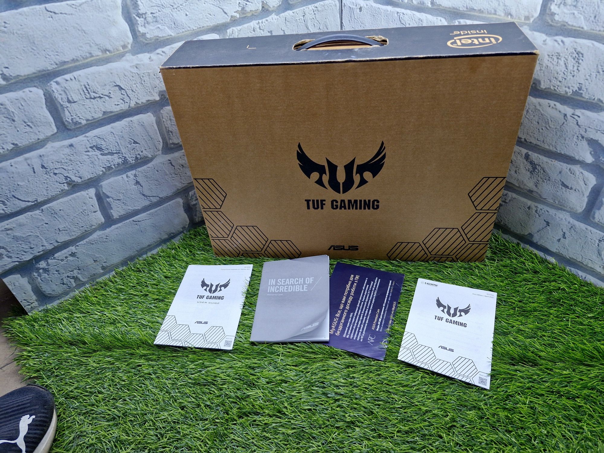 Магазин:Asus TUF Gaming/Core i5-10300H/8gb/500SSD/GTX 1650 4ГБ/Игровой