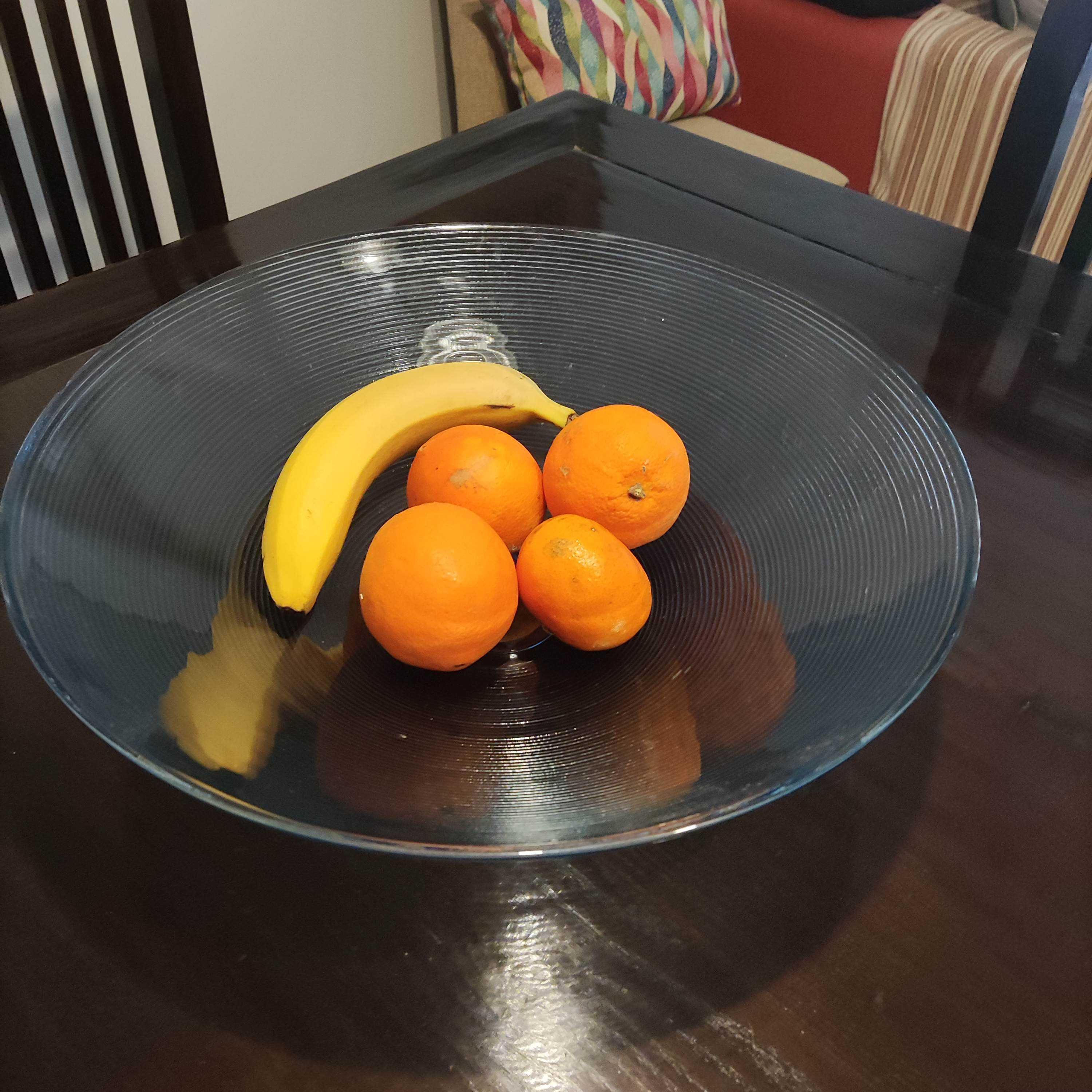 Fruteira saladeira em vidro temperado 40cm