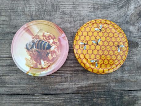 Кришка для меду і закруток на скляну банку СОТА, 82мм.