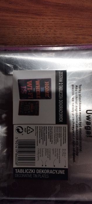 Ozdobne tabliczki do zawieszenia