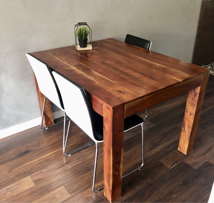 Stół z litego drewna stół drewniany 120x90