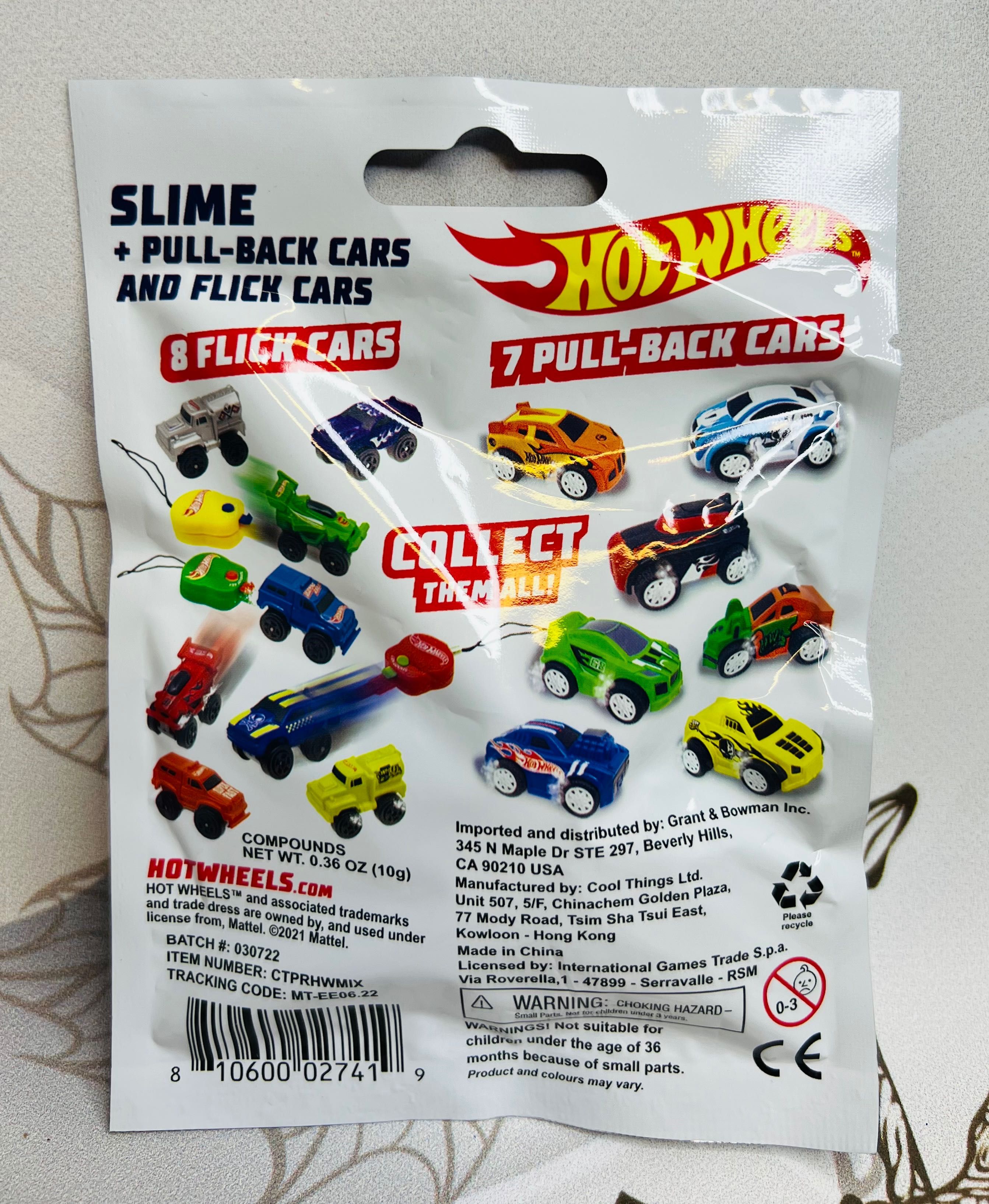 Машинка Hot Wheels Slime зі слаймом