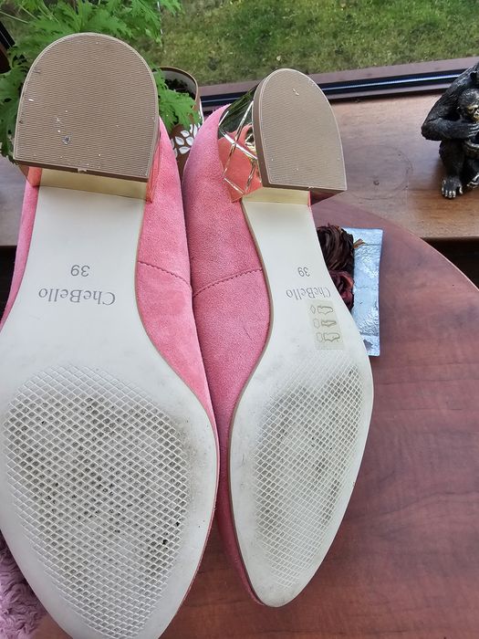 Czółenka na słupku/CheBello r.39