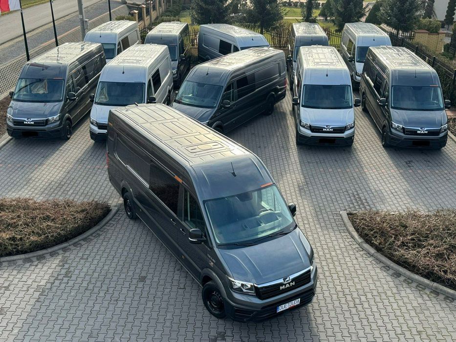 Volkswagen Crafter  3.180 Automat 7-OSÓB Brygadówka EXTRA LONG L5H3 Nowy 2024 Man