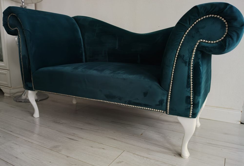 Sofa Sofka Glamour turkusowa
