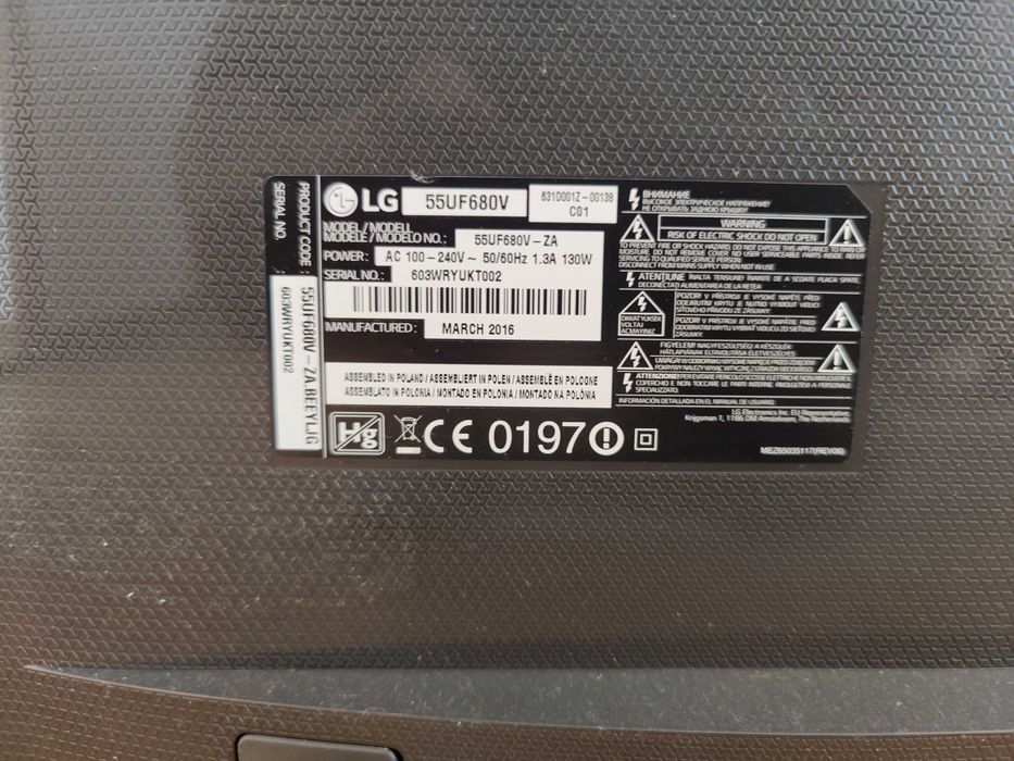 telewizor  LG 55UF680V