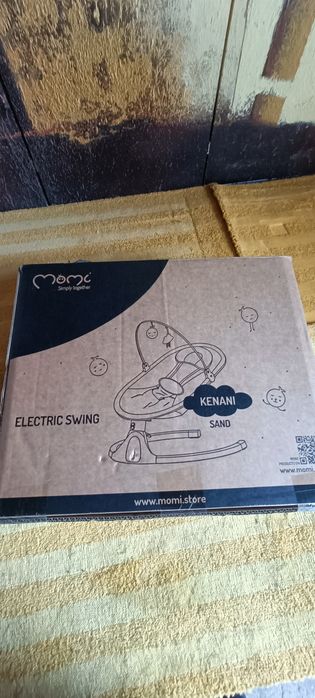 Leżaczek Bujaczek elektryczny sterowany pilotem