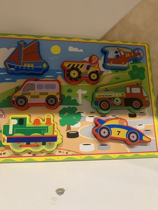 Дерев'яна рамка пазл