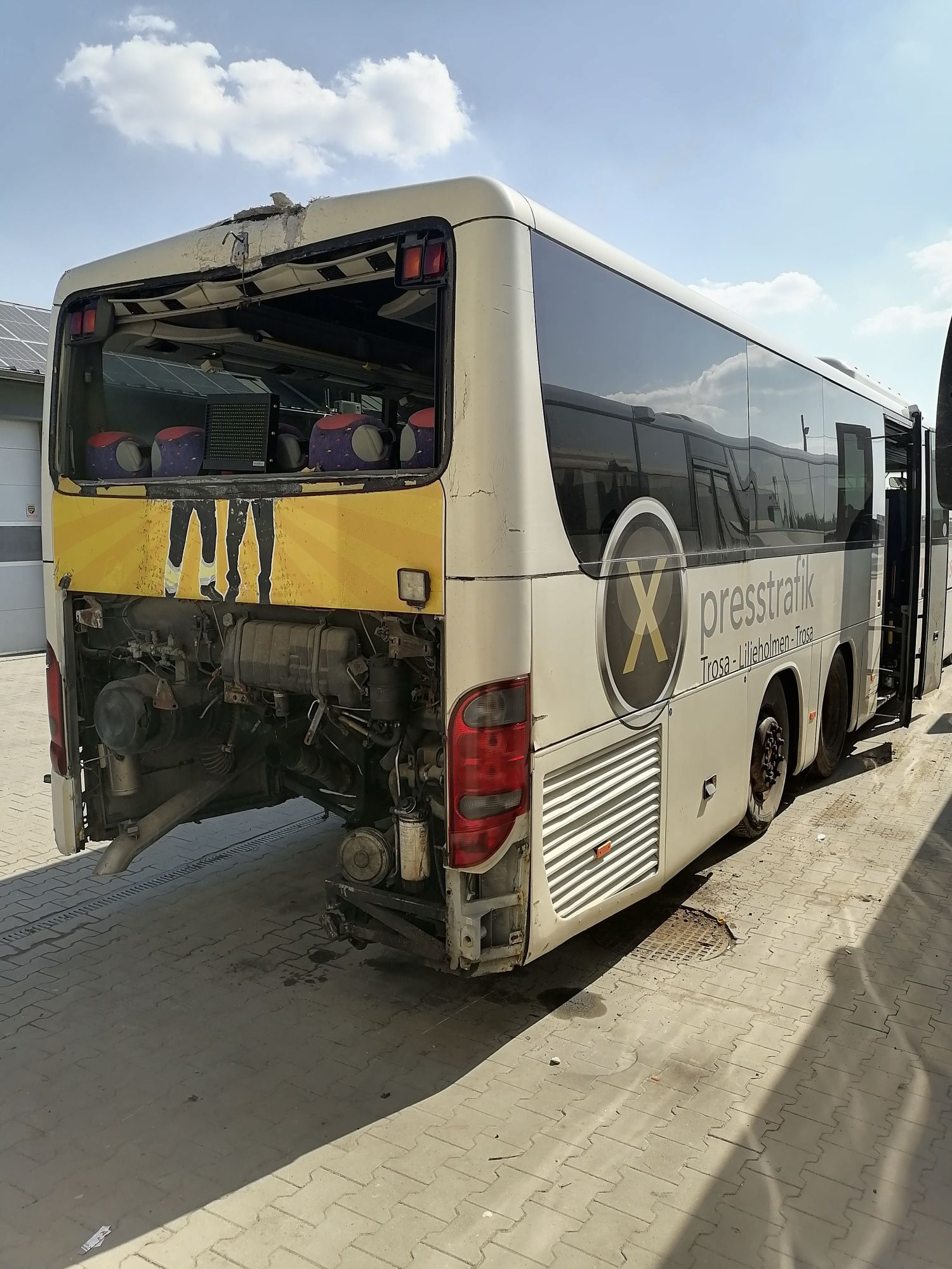 Pokrywa bagażnika, kufer, Setra 416gt, 417gt, 419gt