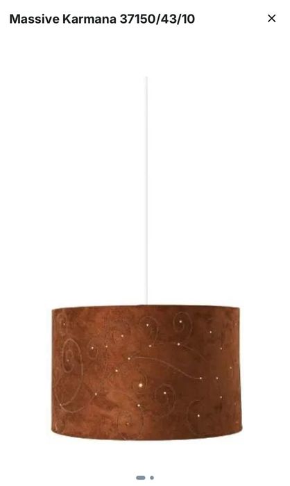 Nowa brązowa lampa Massive Karmana