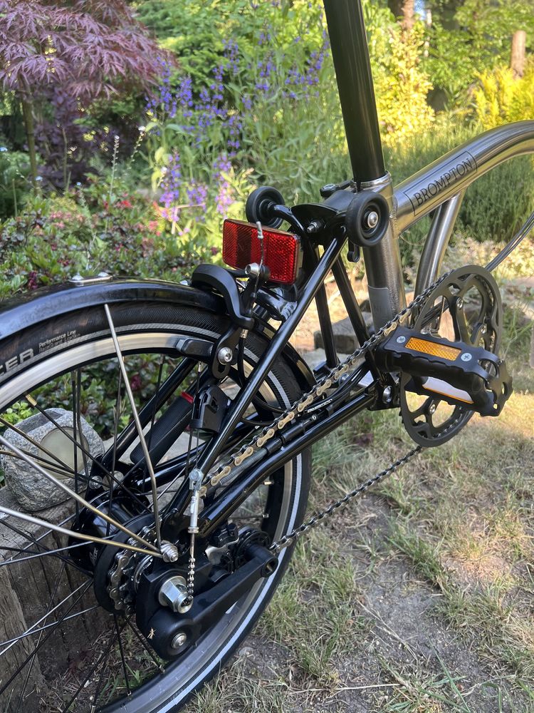 BROMPTON Rower składany miejski Nickel LIMITED EDITION