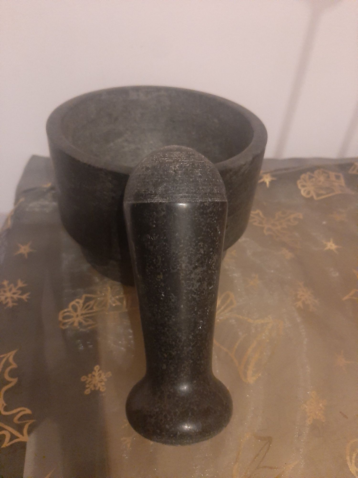 almofariz Pilão pedra garrafa Alemã Santo Bernhard