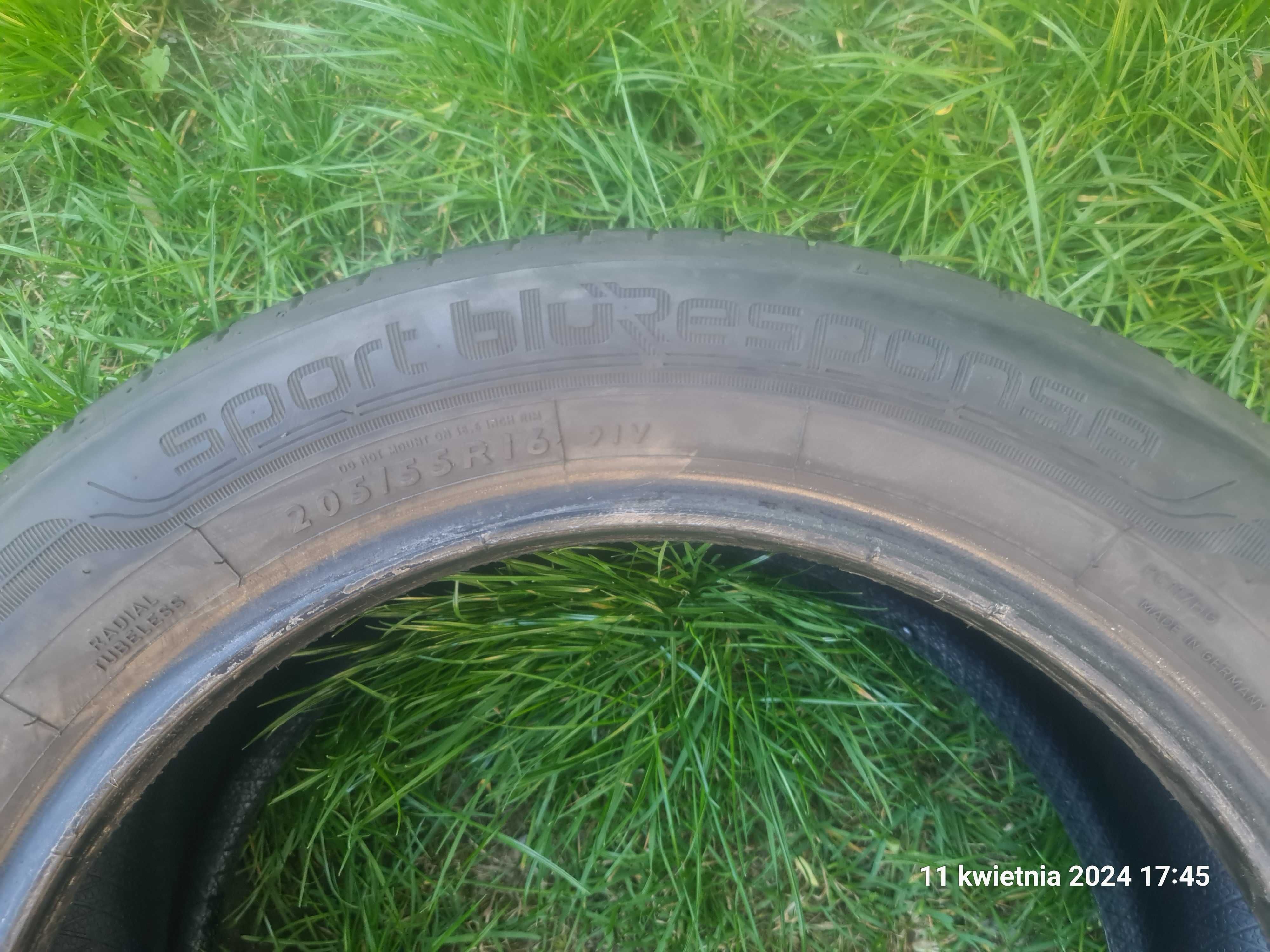 Dunlop SP Sport Bluresponse 205/55 R16 91 V 2szt.