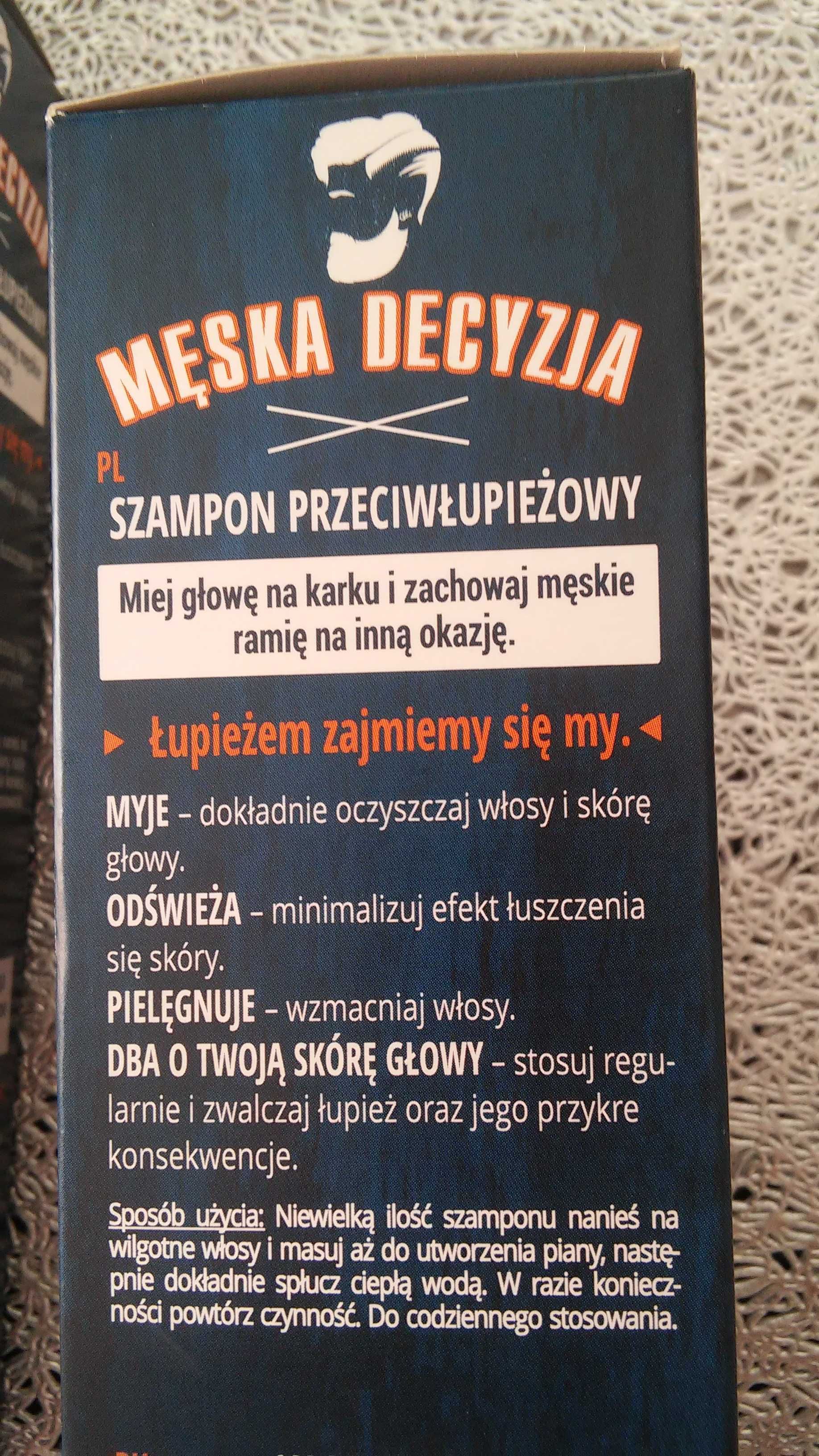 szampon przeciwłupieżowy Cameleo men/3 szt.