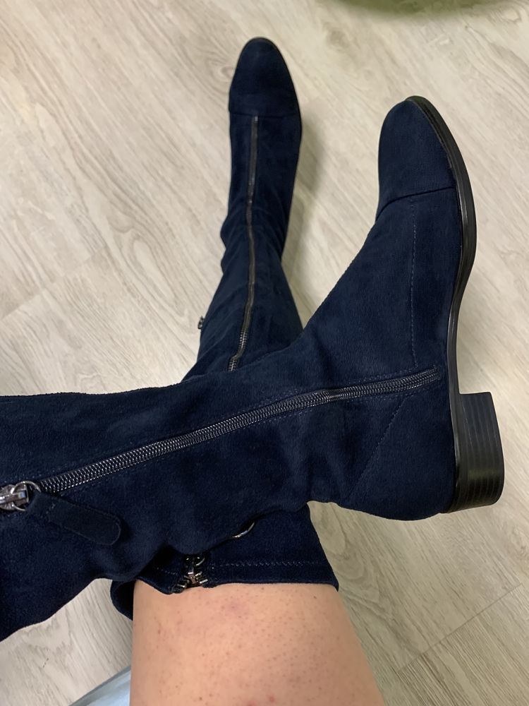 Чулки Zara/Ботфорты 38р замшевые