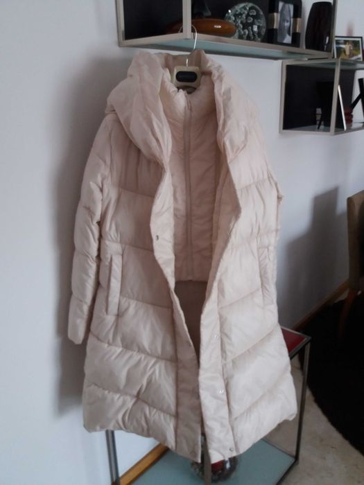 Kispo branco gelo comprido com capuz