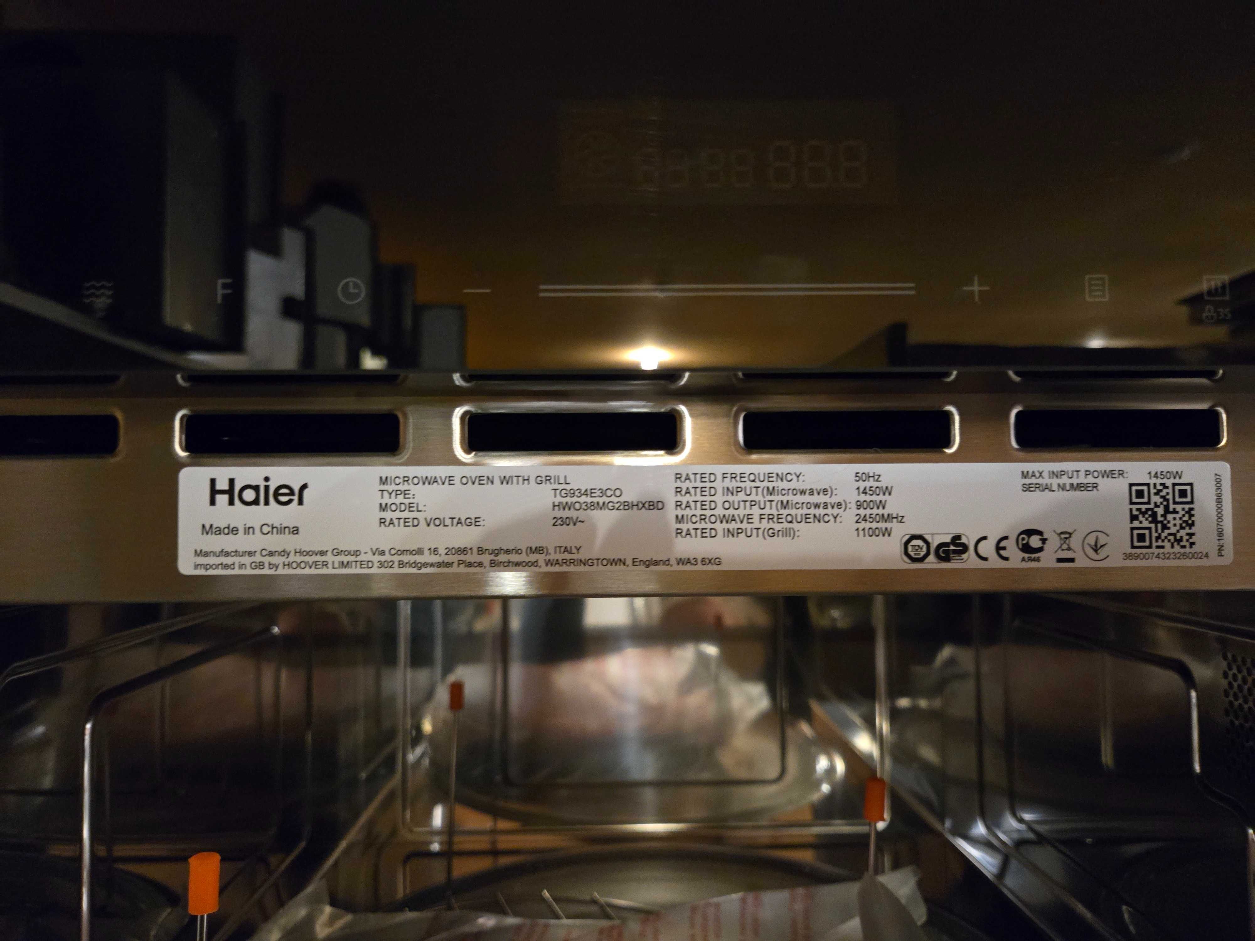 JANKI, ul. WSPÓLNA 6 Mikrofalówka do zabudowy Haier HWO38MG2BHXBD