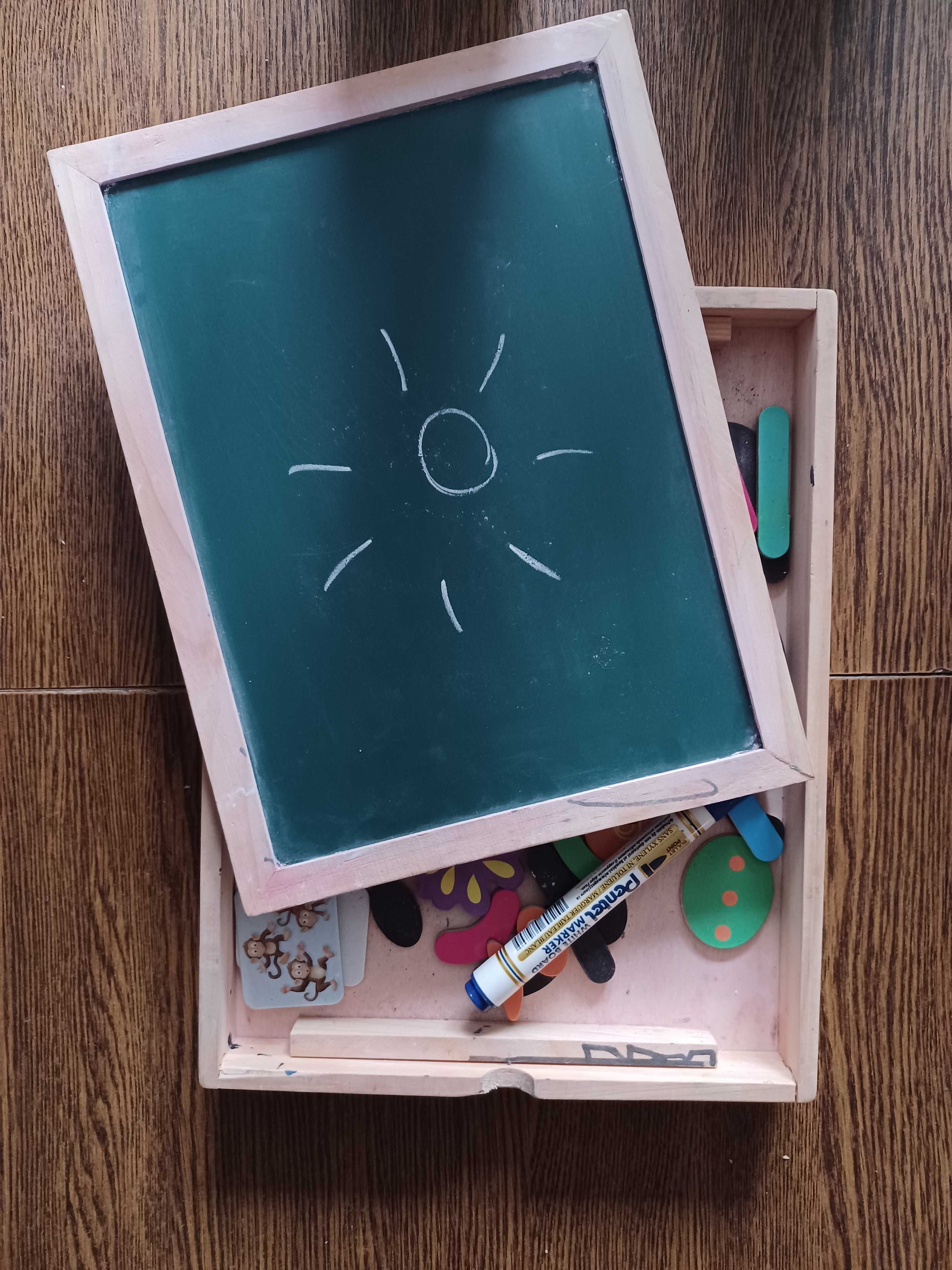Tablica Kredowo Magnetyczna Edukacyjna dwustronna