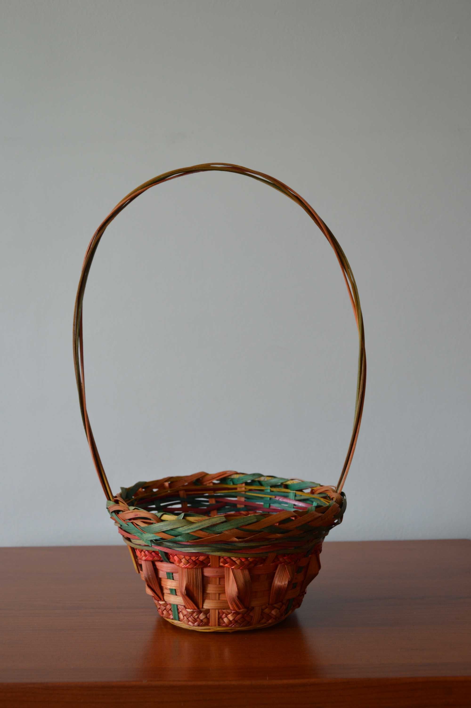 Kolorowy koszyk Wielkanocny / na kwiaty