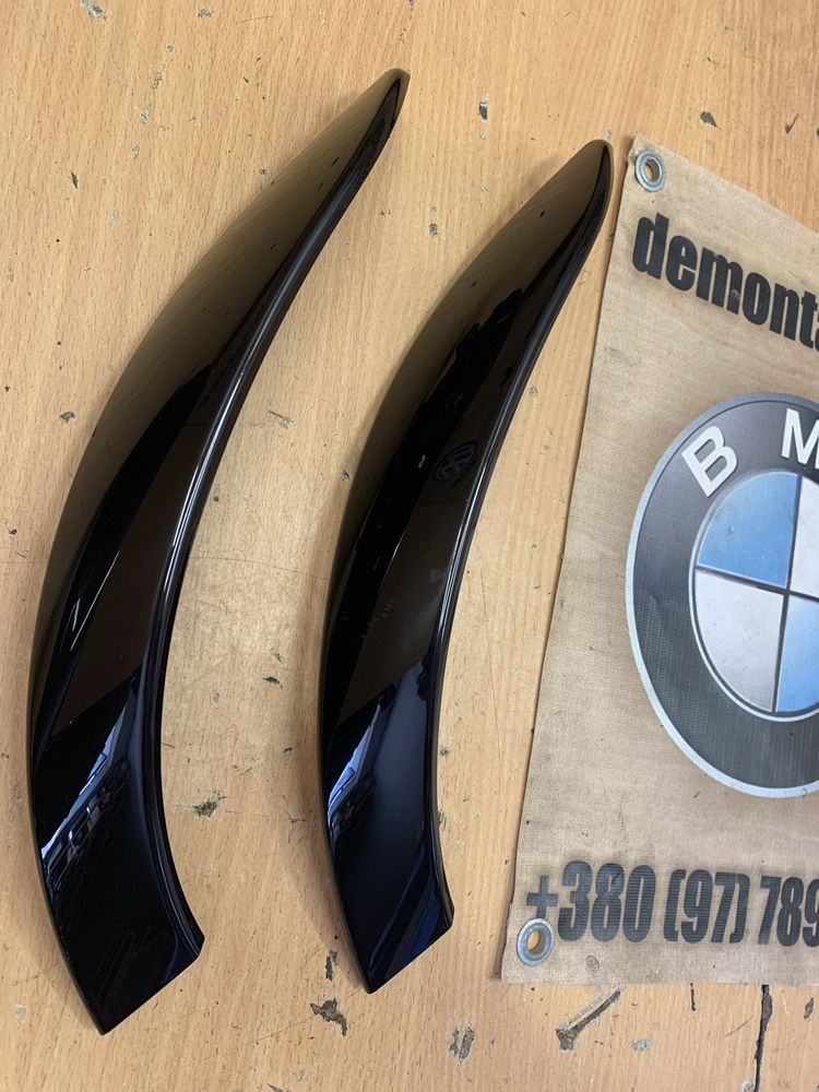 декор рояльний лак BMW F30 F31 накладки на ручки чорний декор БМВ Ф30