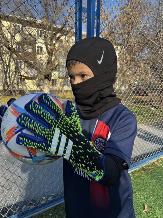 Оригінал Балаклава Nike Pro Hyperwarm Hood чорна, Маска Найк