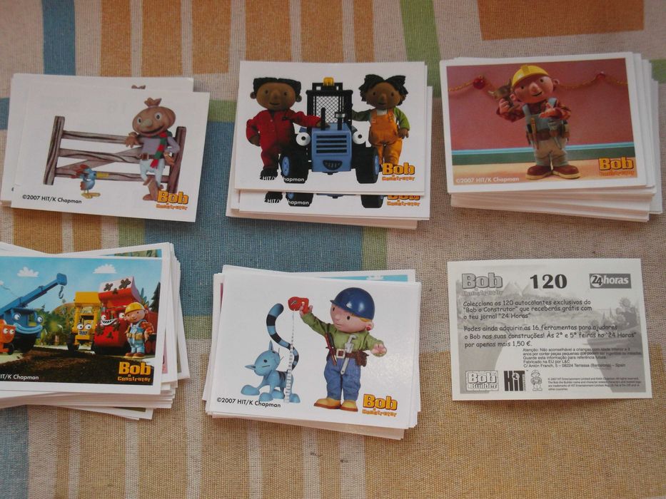 Cromos do Bob O Construtor do Correio da Manhã