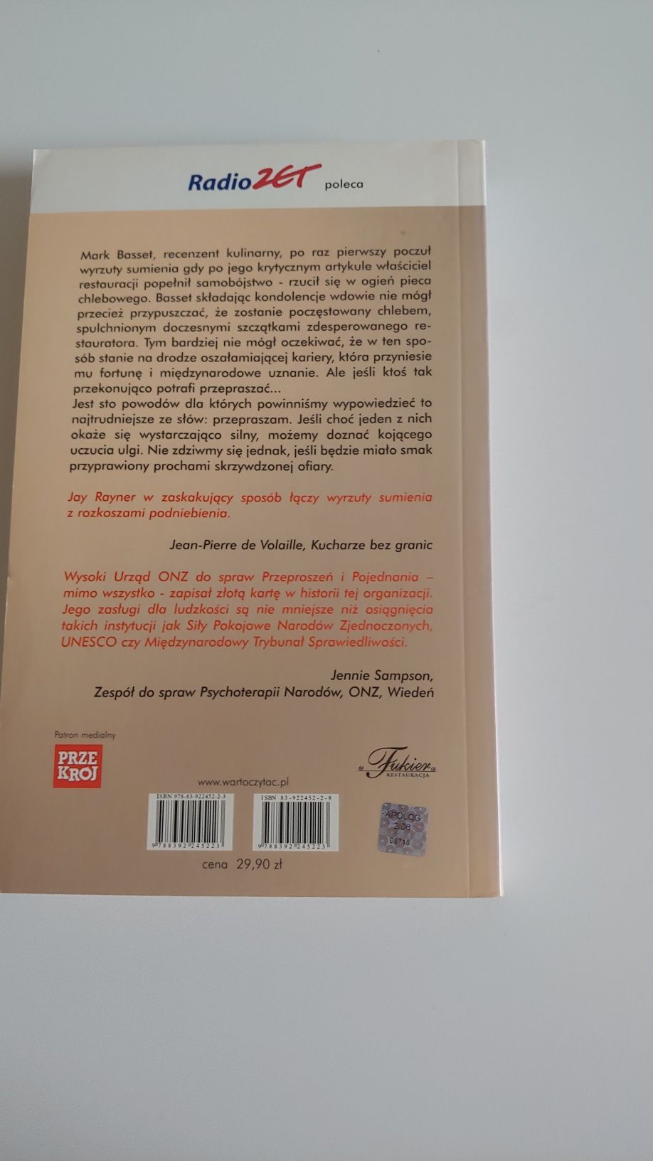 "Przepraszam za wszystko" Jay Rayner