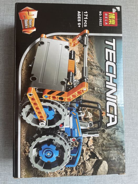 Конструктор ТЕХНИК Бульдозер, 171 деталь