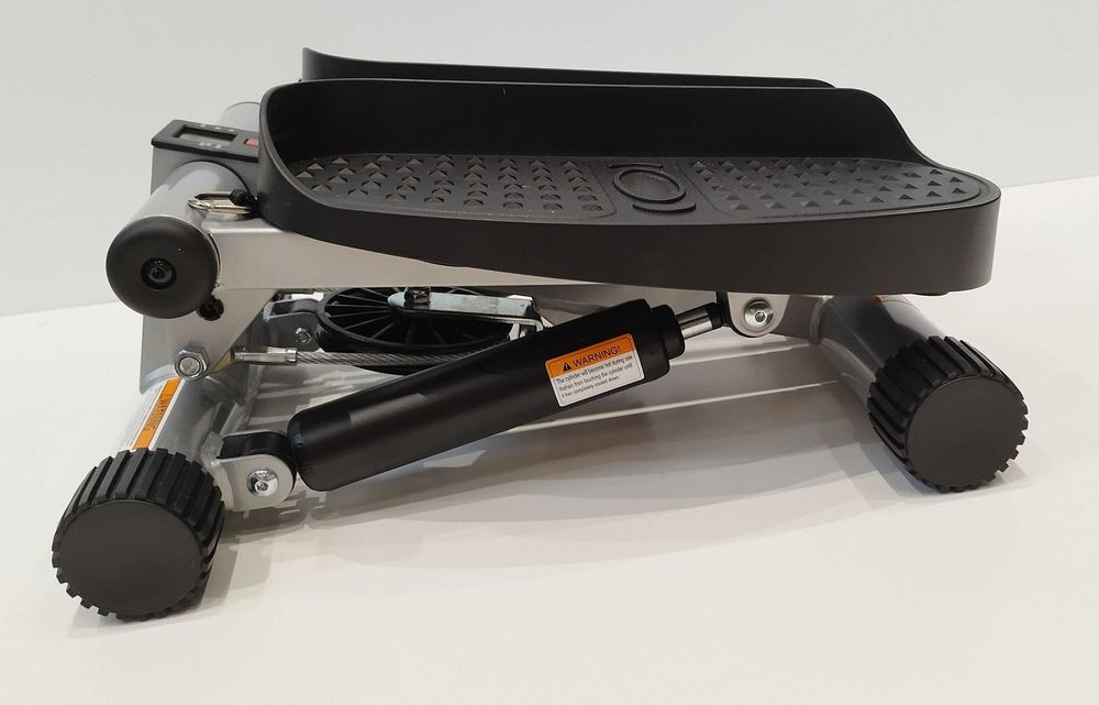 Mini stepper 6201LEN do domu z linami LCD treningowy 2w1 do 100 kg