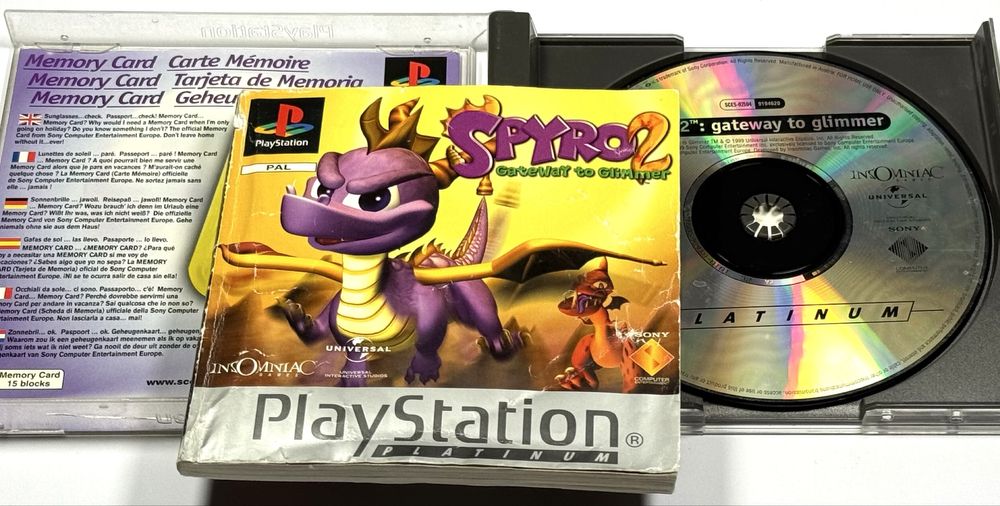 Spyro 2 The Gateway To Glimmer Playstation 1 PSX