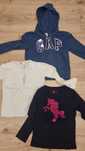 Bluza GAP rozpinana 116 122 zapinana cekiny bluzka dziewczęca 6 7