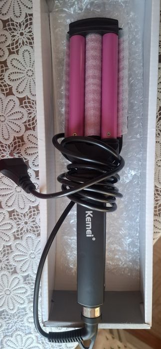 Плойка хвиля kemei