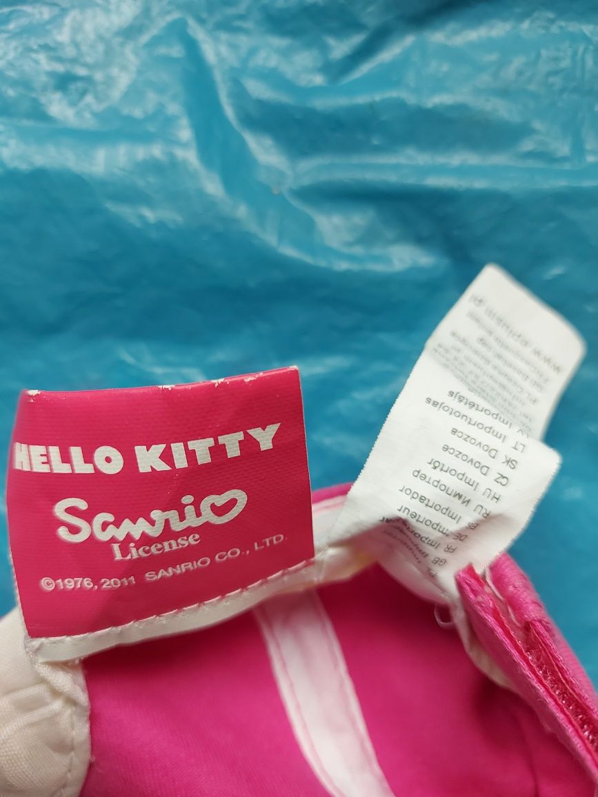 Czapka z daszkiem dziewczęca róż HELLO KITTY rozmiar 54 firma SAWRIO
